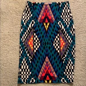 Mara Hoffman Tribal Pencil Skirt